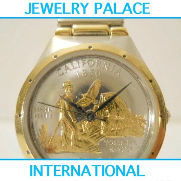 Two- Tone Stainless Steel California Quarter Watch - Picture 3 of 8